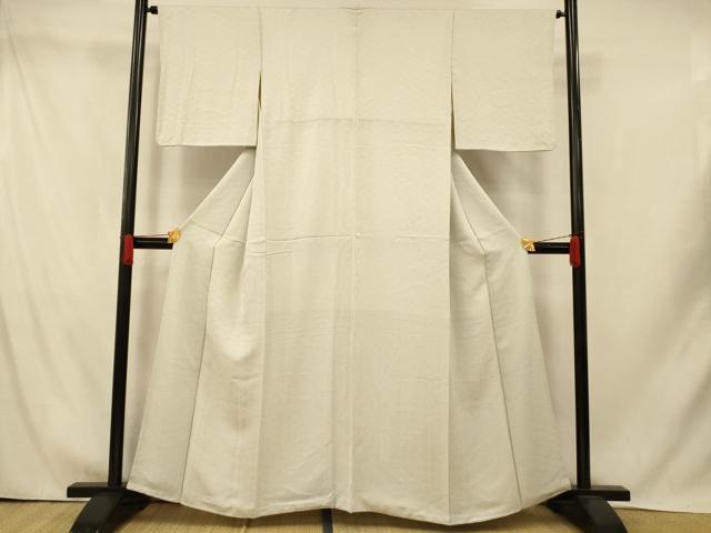 平和屋着物■上質な色無地 青海波地紋 蕎麦切色 正絹 逸品 AABI5801fw