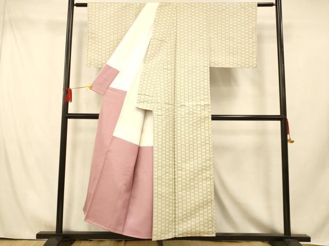 平和屋着物■上質な紬 間道 正絹 逸品 AABI5806fw