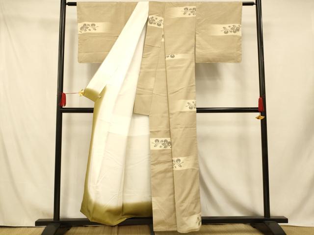 平和屋着物■上質な紬 成り物 さが美扱い 正絹 逸品 AABI5812fw