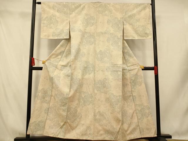平和屋着物■上質な紬 葡萄の蔓 正絹 逸品 AABI5841fw