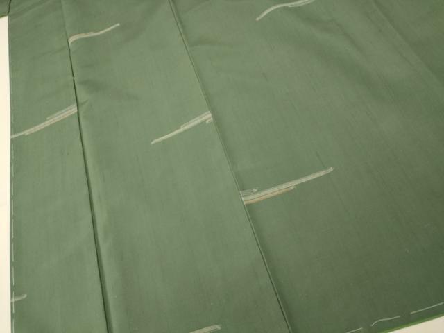 平和屋着物■上質な紬 横段霞文 正絹 逸品 未使用 AABI5868fw