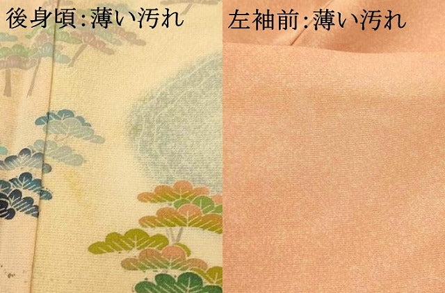 平和屋着物■訪問着 風景文 暈し染め 正絹 逸品 AABI5878fw