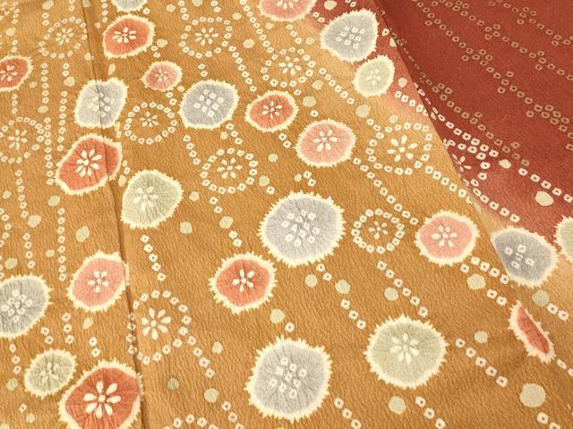 平和屋着物■訪問着 枝垂花文 暈し染め 正絹 逸品 AABI5887fw