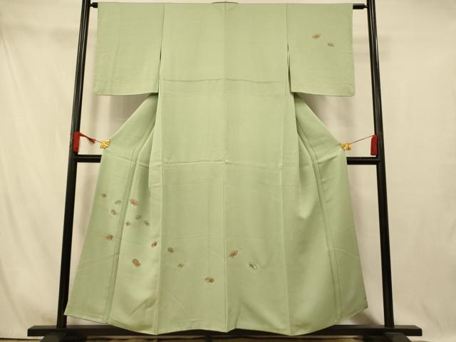 平和屋着物■訪問着 刺繍 地紙松竹梅 金糸 金彩 正絹 逸品 AABI5907fw