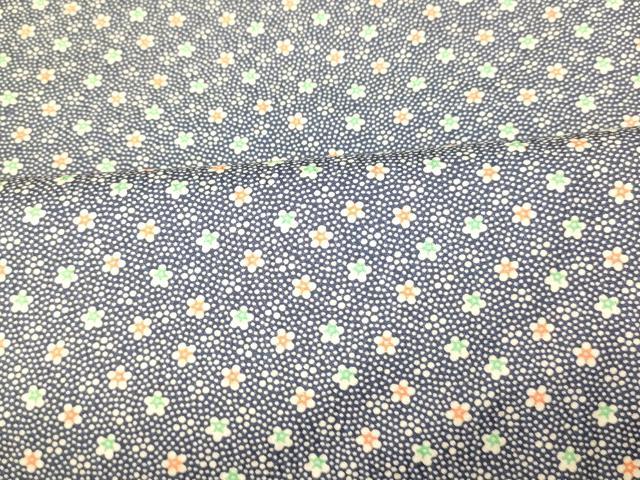 平和屋着物■上質な小紋 舞花文 正絹 逸品 AABI5910fw