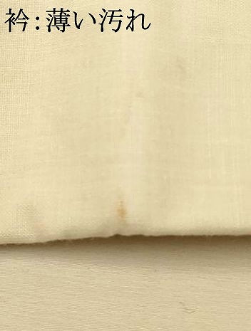 平和屋着物■長襦袢 無双仕立て 舞梅文 正絹 逸品 AABI5916fw