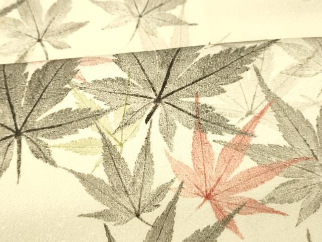 平和屋着物■訪問着 楓文 正絹 逸品 AABI5945fw