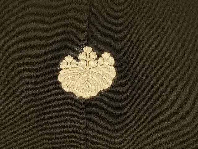 平和屋着物■豪華黒留袖 駒刺繍 鳳凰枝花文 松 梅 金糸 金彩 正絹 逸品 AABI5947fw