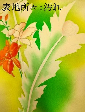 平和屋着物■訪問着 草花文 暈し染め 金彩 正絹 逸品 AABI5986fw