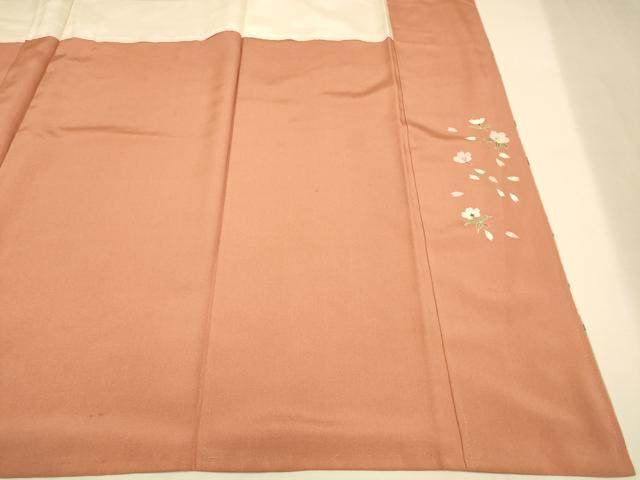 平和屋着物■訪問着 友禅 作家物 草花文 暈し染め 正絹 逸品 AABI6005fw