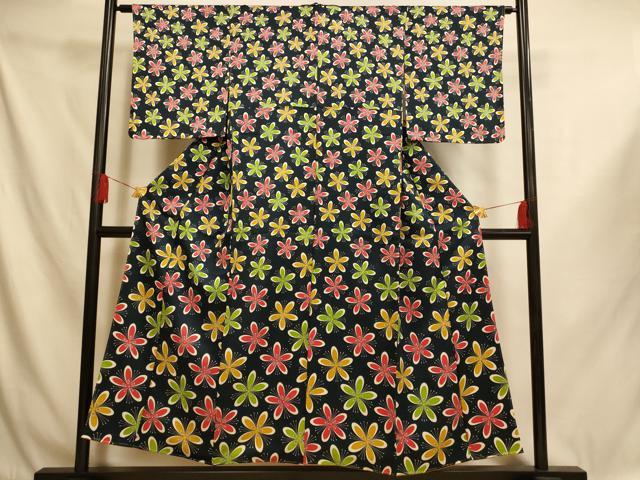 平和屋着物■訪問着 舞花文 正絹 逸品 未使用 AABI6018fw