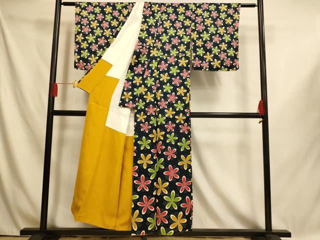 平和屋着物■訪問着 舞花文 正絹 逸品 未使用 AABI6018fw
