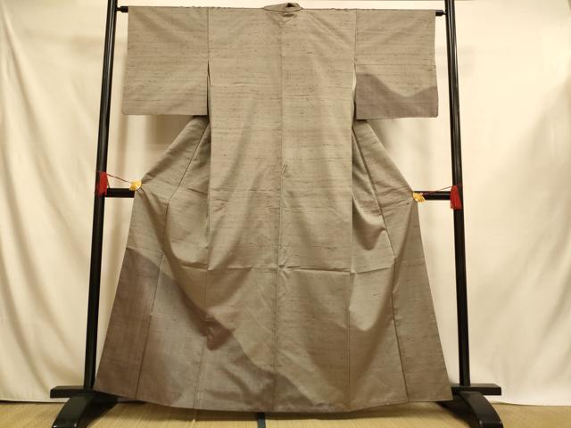 平和屋着物■訪問着 紬地 霞文 暈し染め 正絹 逸品 AABI6029fw