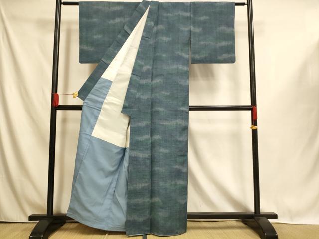 平和屋着物■上質な紬 霞文 正絹 逸品 AABI6063fw