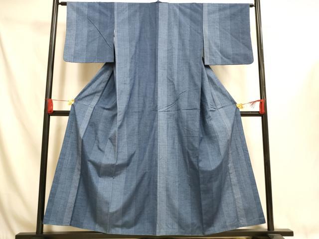 平和屋着物■上質な紬 間道 正絹 逸品 AABI6064fw