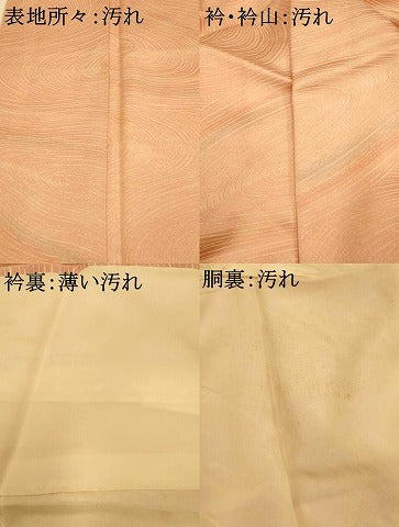 平和屋着物■上質な小紋 光琳水 暈し染め 正絹 逸品 AABI6079fw