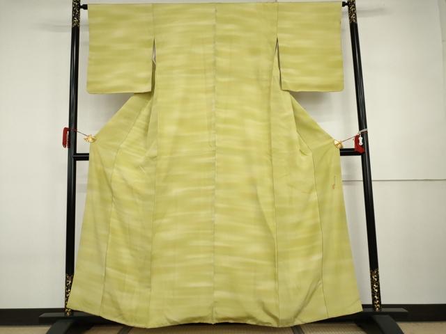 平和屋着物●虹色創家 本郷大田子 小紋 霞文 暈し染め 正絹 逸品 AABI6088cs