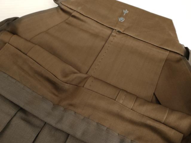 平和屋着物●男性 馬乗り袴 縞 正絹 逸品 AABI6119cs