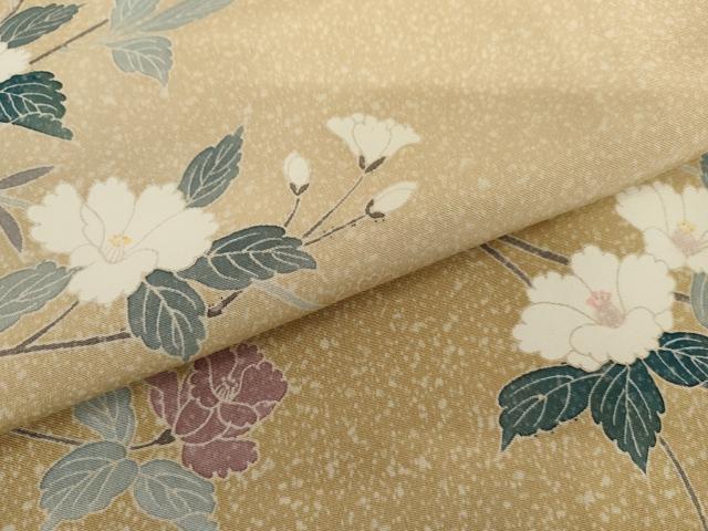平和屋着物●訪問着 友禅 作家物 枝花文 暈し染め 正絹 逸品 AABI6122cs