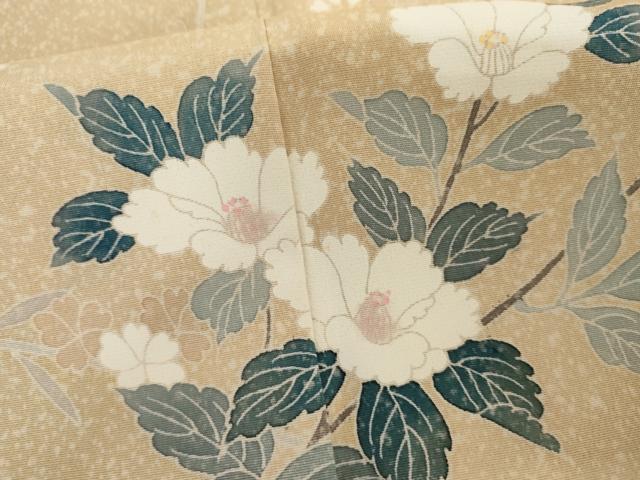 平和屋着物●訪問着 友禅 作家物 枝花文 暈し染め 正絹 逸品 AABI6122cs
