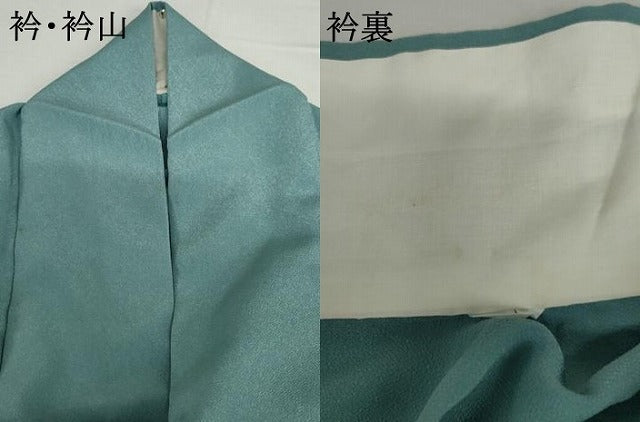 平和屋着物▽上質な色無地 単衣 瓶覗色 鬼しぼ縮緬 正絹 逸品 AABI6139cs