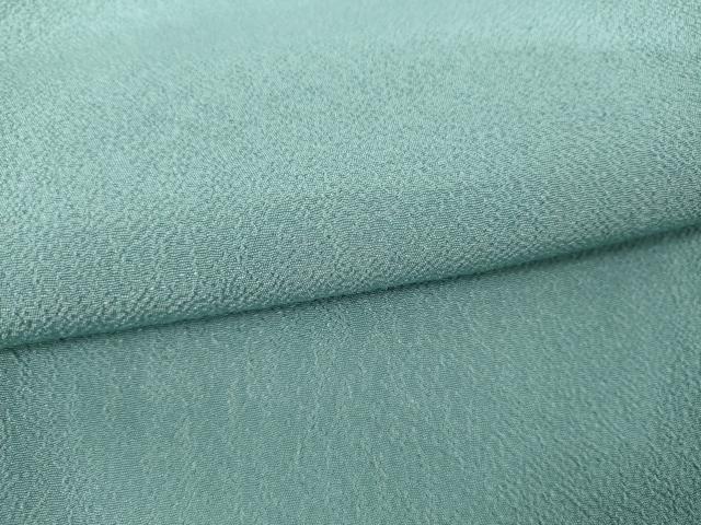 平和屋着物▽上質な色無地 単衣 瓶覗色 鬼しぼ縮緬 正絹 逸品 AABI6139cs