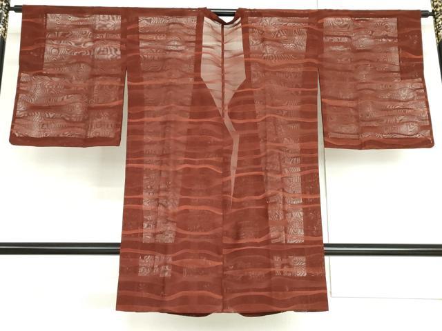 平和屋着物▽道行コート スリーシーズン 春夏秋 塵除け 霞紋紗 正絹 逸品 AABI6152cs