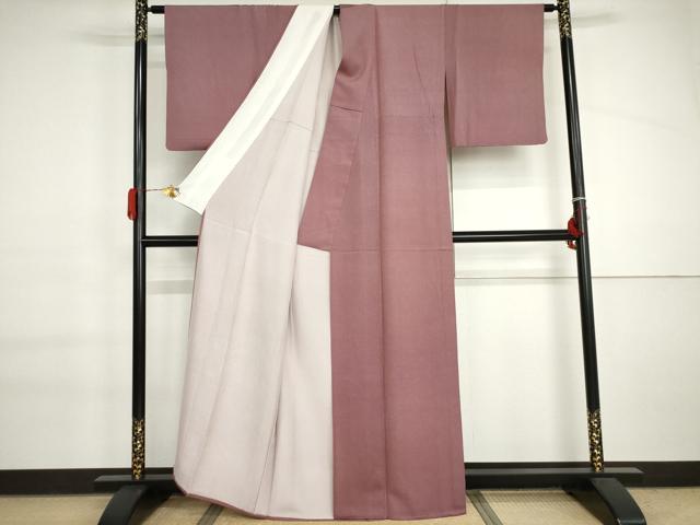 平和屋着物▽江戸小紋 単衣 角通し 正絹 逸品 AABI6157cs