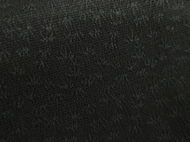 平和屋着物▽羽織 スリーシーズン 春夏秋 塵除け 葉尽くし 黒地 正絹 逸品 AABI6161cs