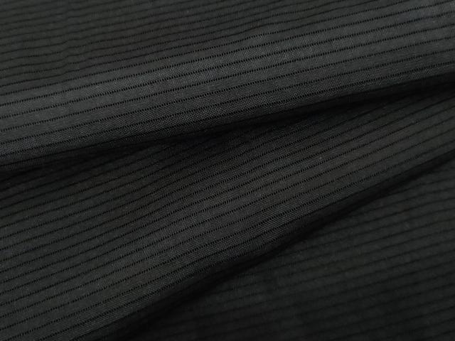 平和屋着物▽男性 長羽織 スリーシーズン 春夏秋 塵除け 黒地 正絹 逸品 AABI6162cs
