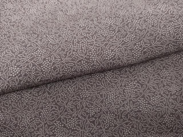 平和屋着物▽江戸小紋 単衣 南天枝葉文 正絹 逸品 AABI6177cs