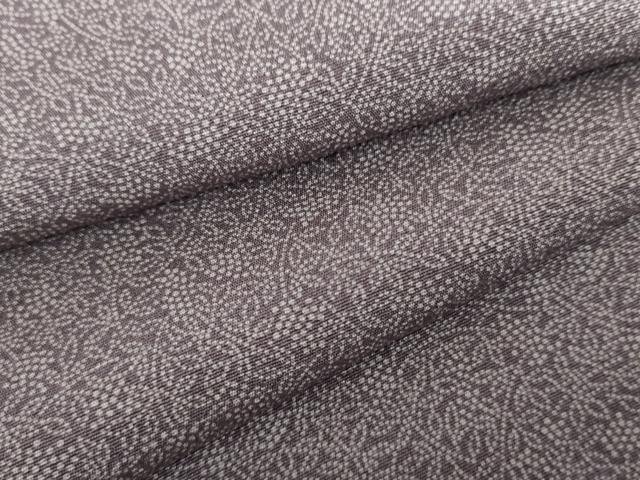 平和屋着物▽江戸小紋 単衣 南天枝葉文 正絹 逸品 AABI6177cs