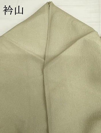 平和屋着物▽上質な色無地 単衣 若芽色 正絹 逸品 AABI6182cs