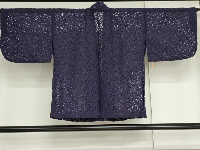 平和屋着物▽道中着 スリーシーズン 春夏秋 塵除け 唐草文 正絹 逸品 AABI6190cs