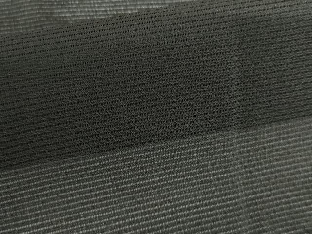 平和屋着物▽男性 長羽織 スリーシーズン 春夏秋 塵除け 黒地 正絹 逸品 AABI6192cs