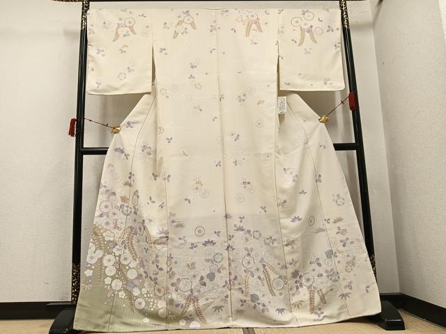 平和屋着物●訪問着 辻が花 暈し染め 洗える着物 未使用 AABI6204ph