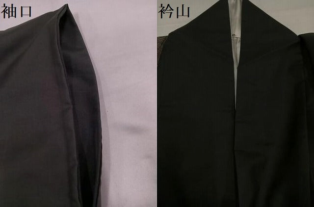 平和屋着物●本場大島紬 カタス9マルキ 笹竹文 正絹 逸品 AABI6210ph