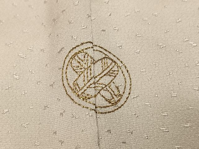 平和屋着物●訪問着 友禅 作家物 雄策 刺繍 吹き寄せ文 正絹 逸品 AABI6217ph