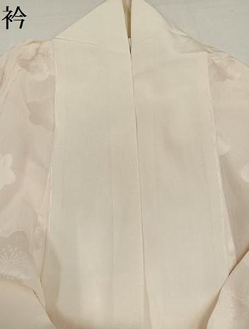 平和屋着物●長襦袢 無双仕立て 梅地紋 正絹 逸品 AABI6244ph