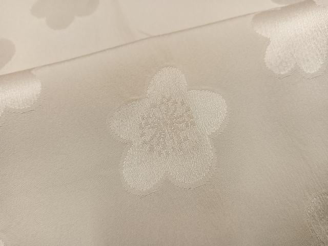 平和屋着物●長襦袢 無双仕立て 梅地紋 正絹 逸品 AABI6244ph
