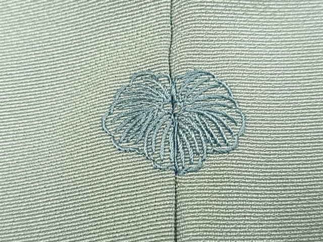 平和屋着物●訪問着 友禅 中国三大刺繍 相良刺繍 天井草花文 正絹 逸品 AABI6269ph