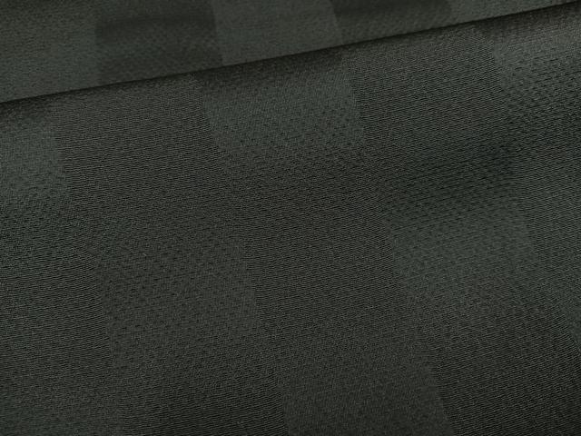 平和屋着物●西陣 京都友禅作家集団 名門 倉染匠 一乃倉 色無地 燿変蝋纈 市松地紋 革色 正絹 逸品 AABI6275ph