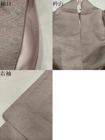 平和屋着物●訪問着 友禅 作家物 風景松笹文 正絹 逸品 AABI6292ph