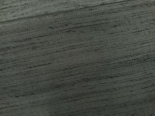 平和屋着物●男性 紬 アンサンブル 色無地 山鳩色 正絹 逸品 AABI6307ph