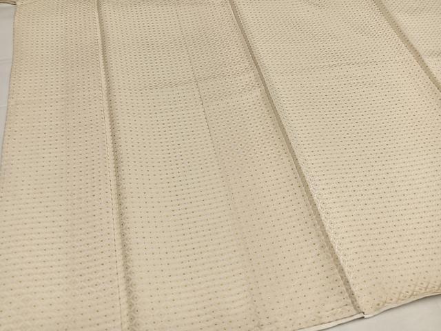 平和屋着物●男性 白紋付・羽織セット 菱 金糸 正絹 逸品 未使用 AABI6308ph
