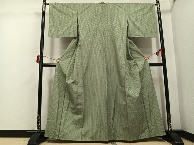 平和屋着物●お召 兎 正絹 逸品 未使用 AABI6311ph