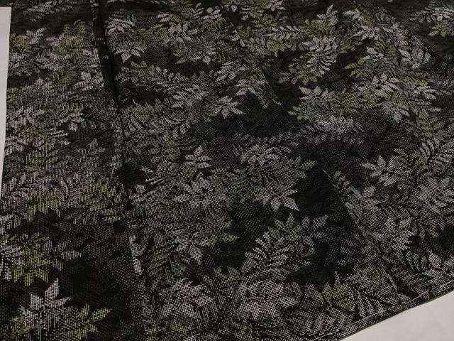 平和屋着物●上質な紬 草木文 正絹 逸品 未使用 AABI6347ph