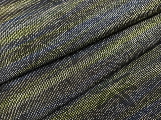 平和屋着物●上質な紬 楓文 正絹 逸品 未使用 AABI6349ph