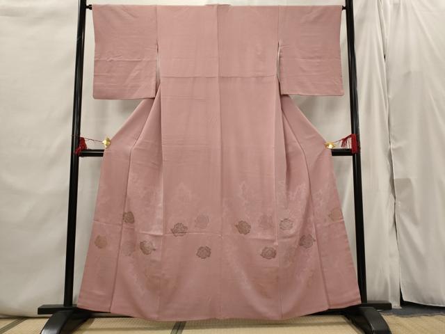 平和屋着物■豪華色留袖 寿光織 舞花文 金糸 正絹 逸品 AABI6413st