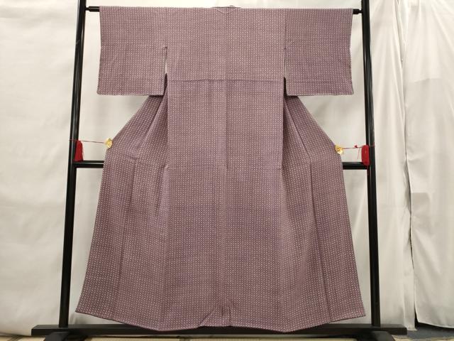 平和屋着物■上質な小紋 天井花文 正絹 逸品 未使用 AABI6431st